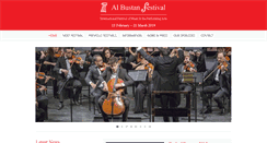 Desktop Screenshot of albustanfestival.com